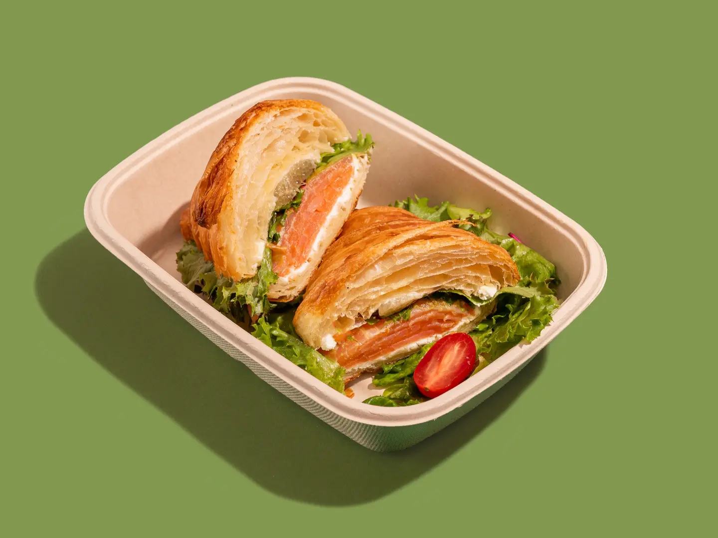 Smoked Salmon Croissant