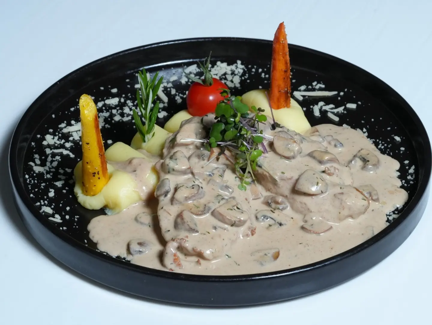 دجاج بالفطر