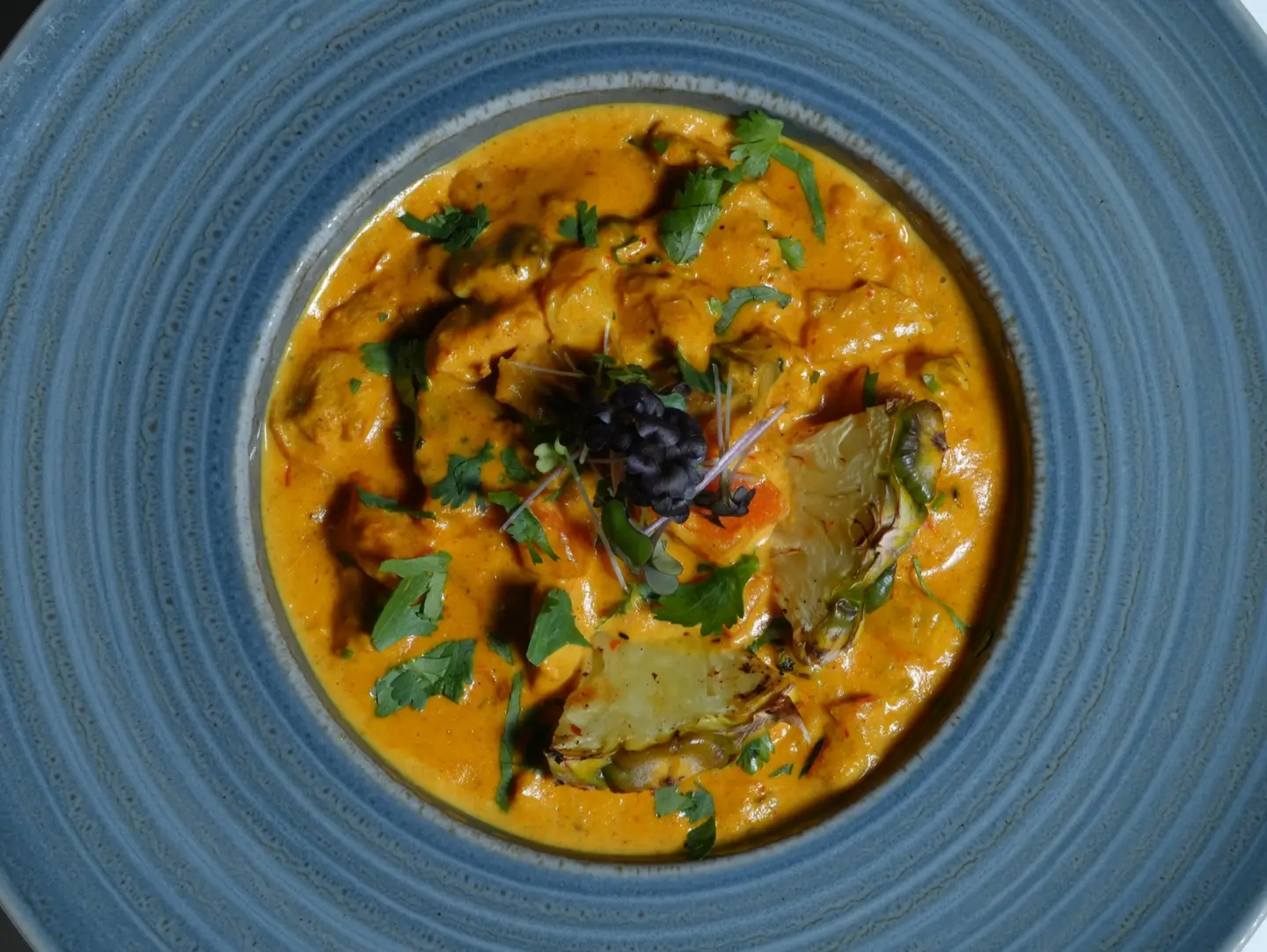 دجاج بالكاري مع الأرز