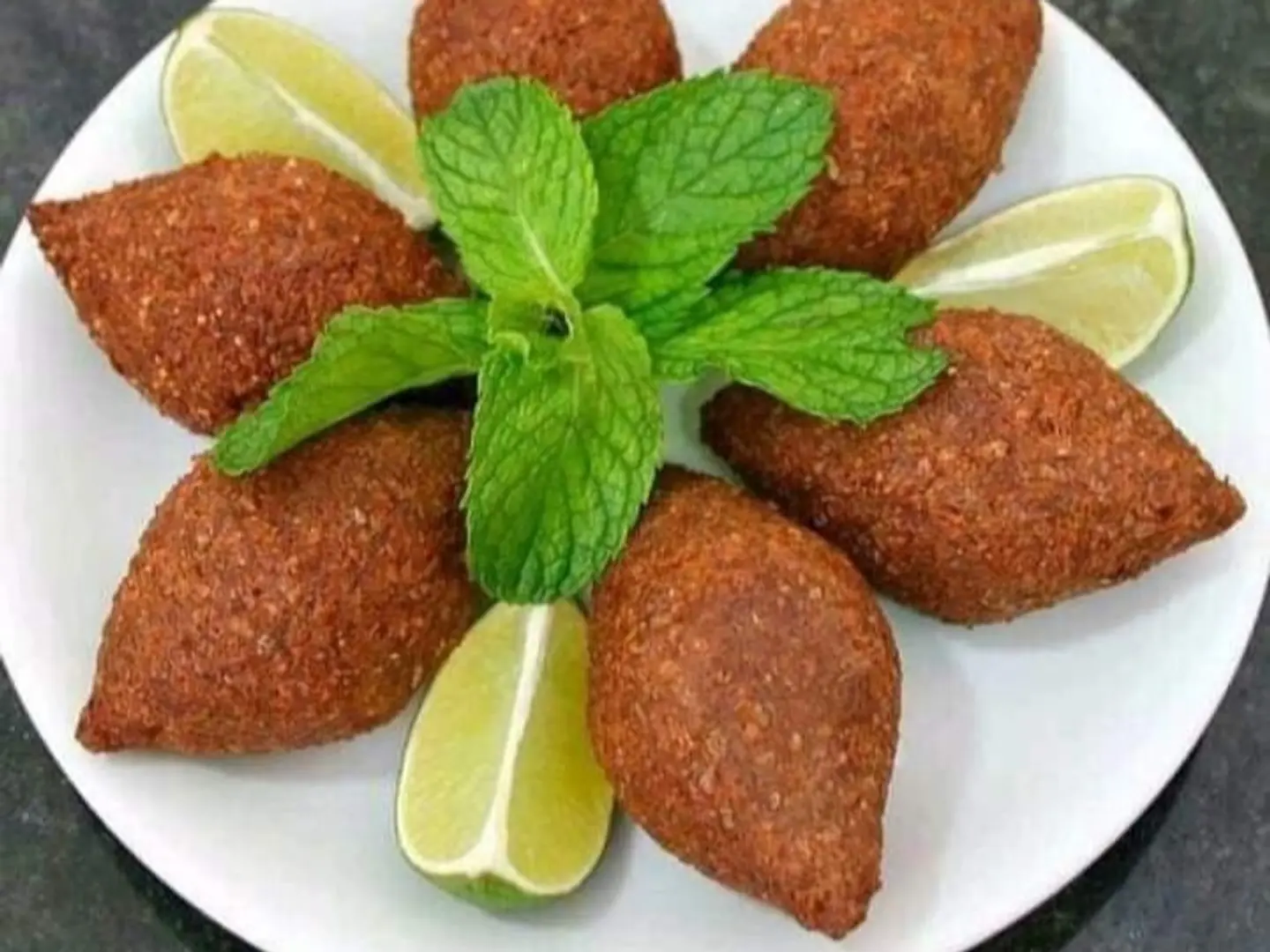 كبه لحم بالحبه