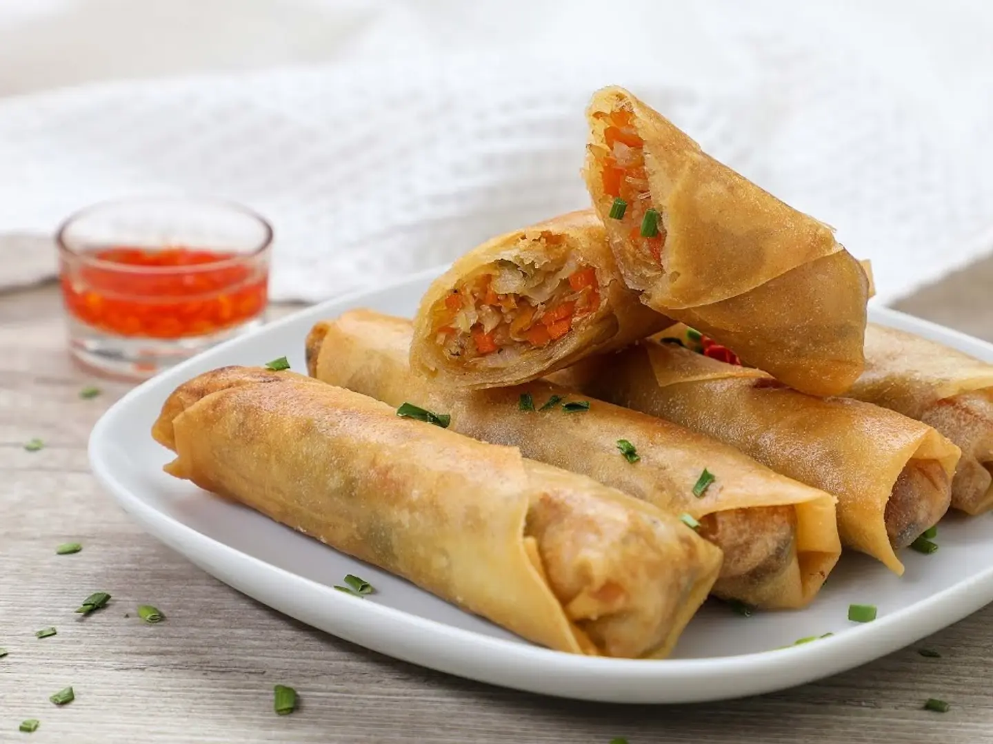 سبنق رول دجاج 10 قطعة