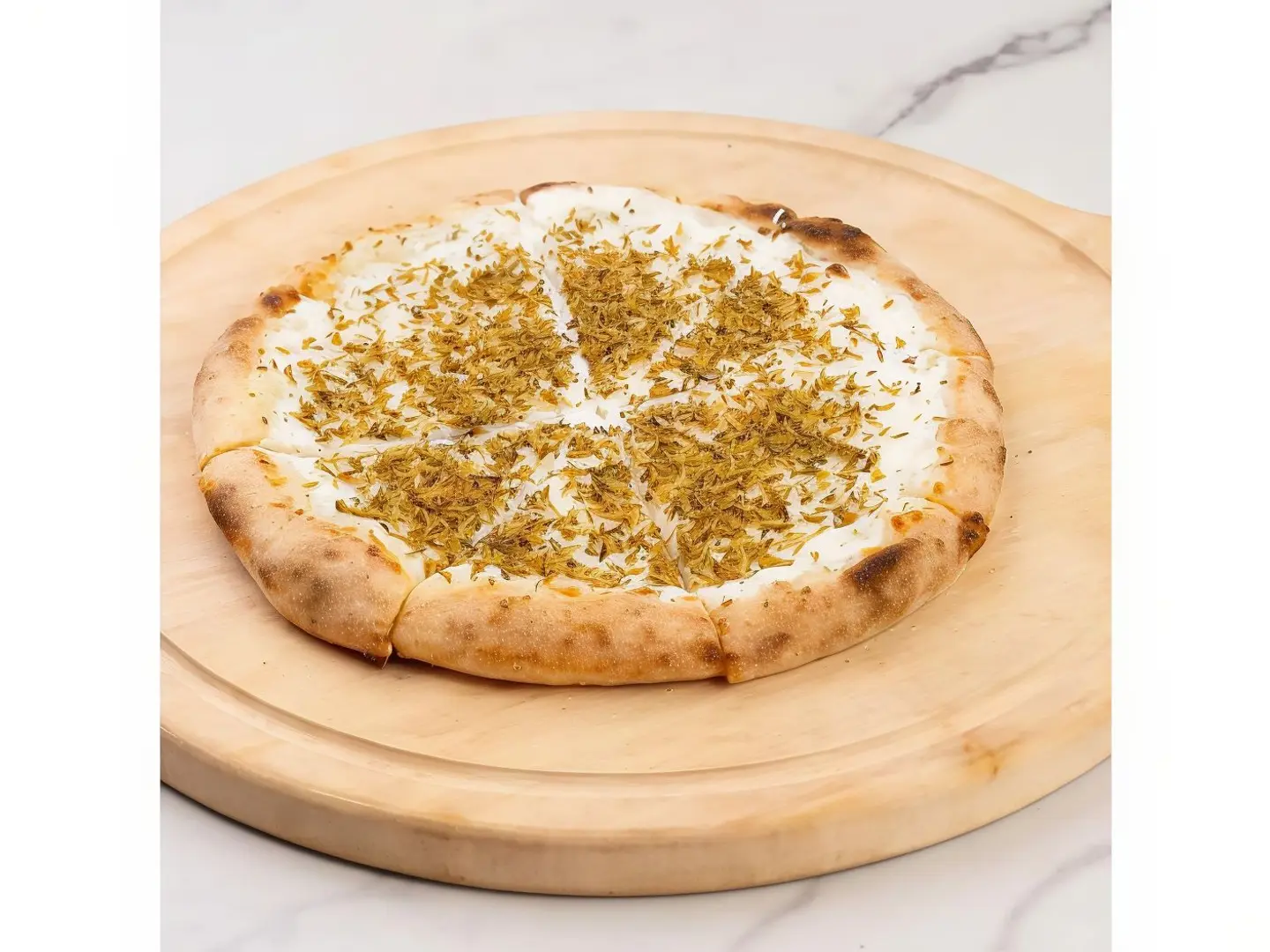بيتزا زعتر - وسط