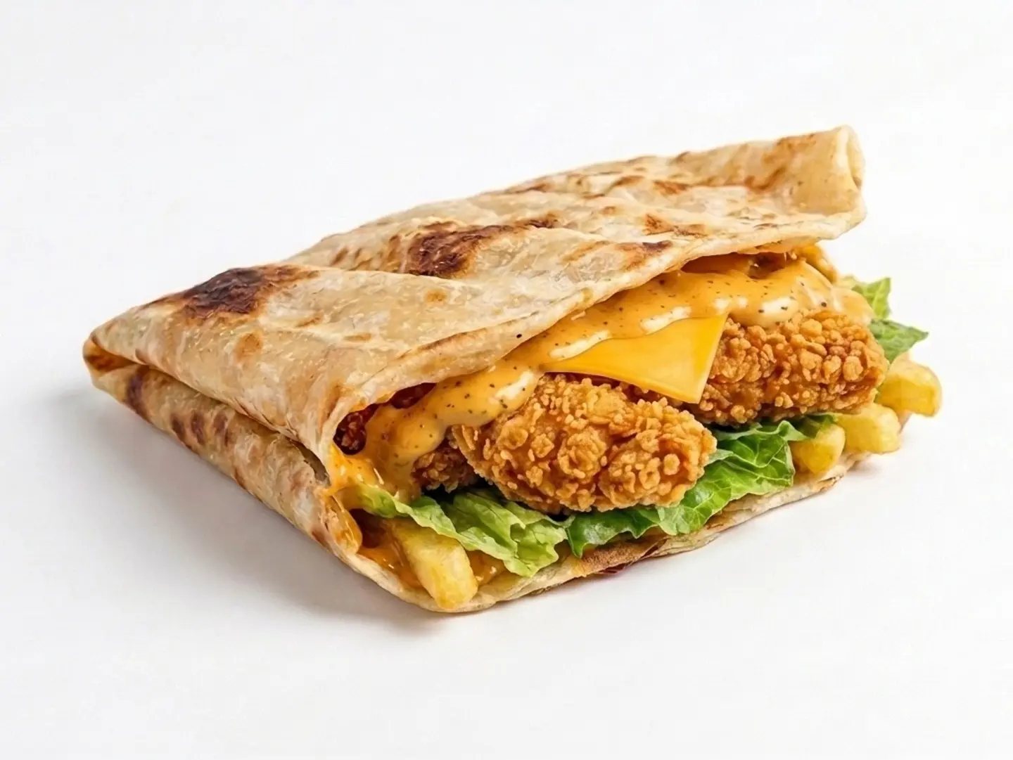 Crispy Chicken Strips Chapati