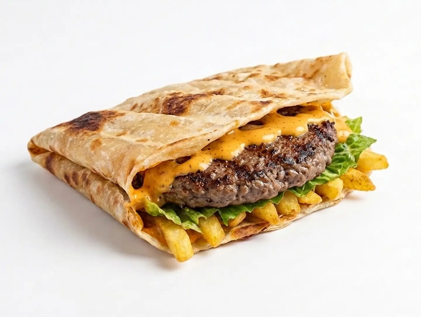 Beef Burger Chapati