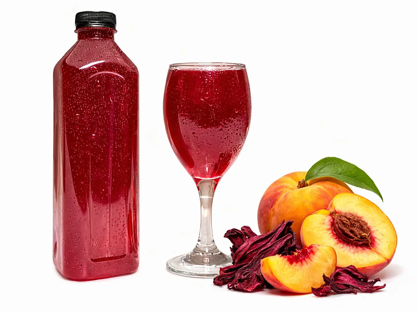 عصير كركديه خوخ