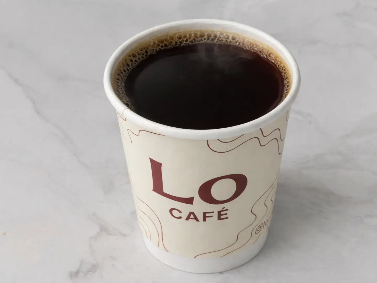 قهوة اليوم صغير حار