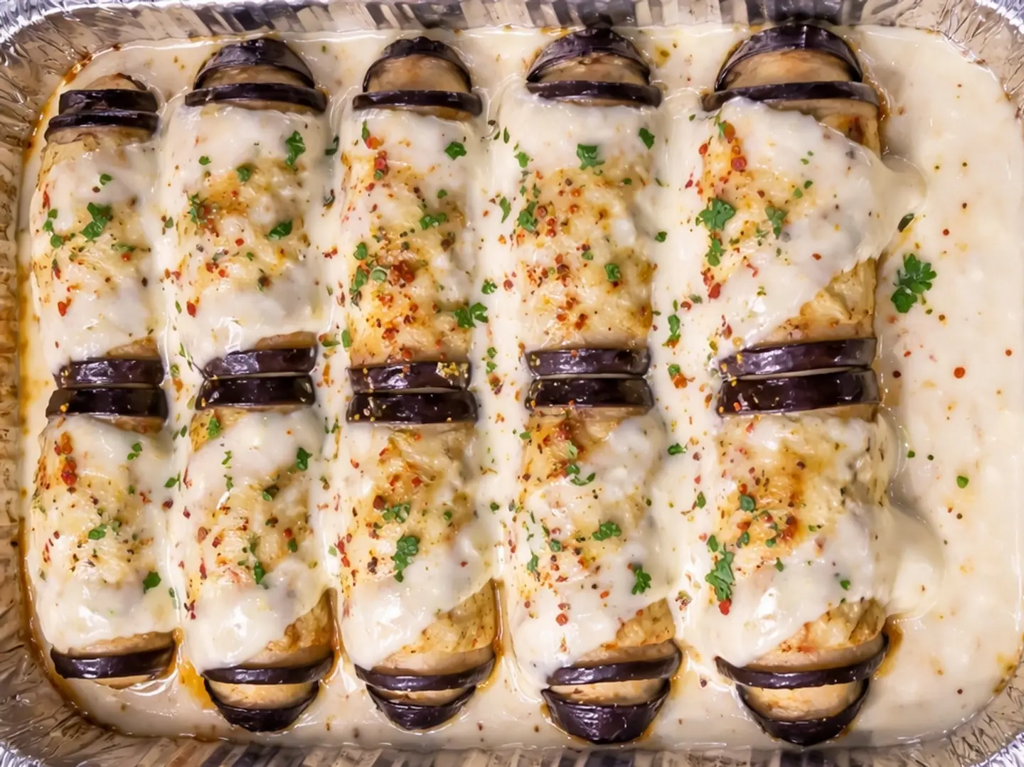 رولات باذنجان - صغير