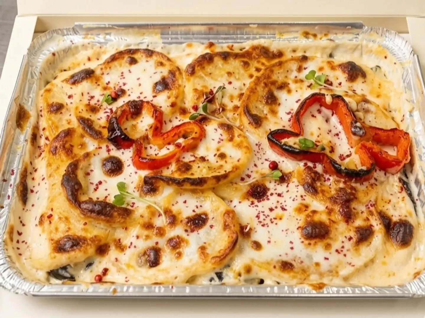 مصقعه بالبشاميل -كبير