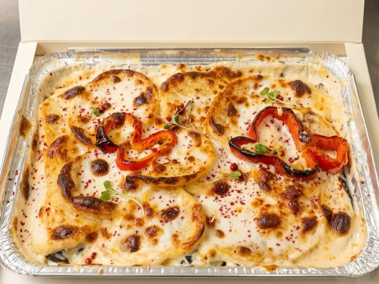 مصقعه بالبشاميل - صغير