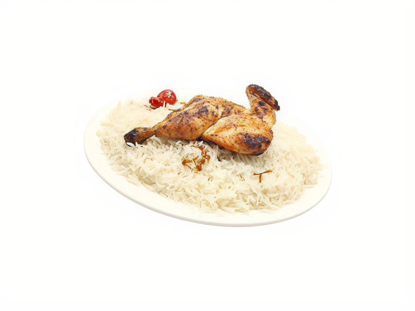 نصف دجاج مظبي - سادة
