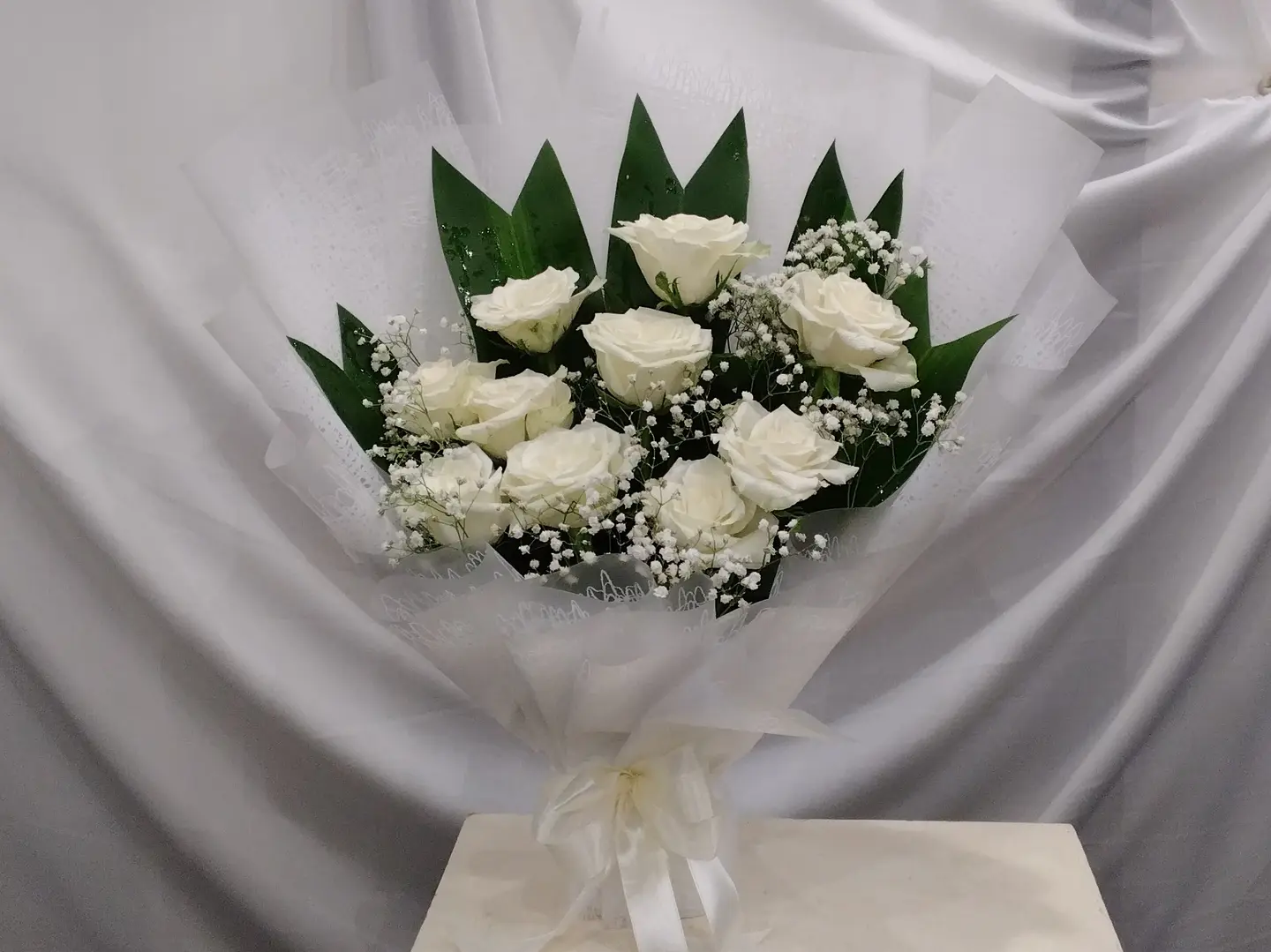 White Rose Bouquet 4