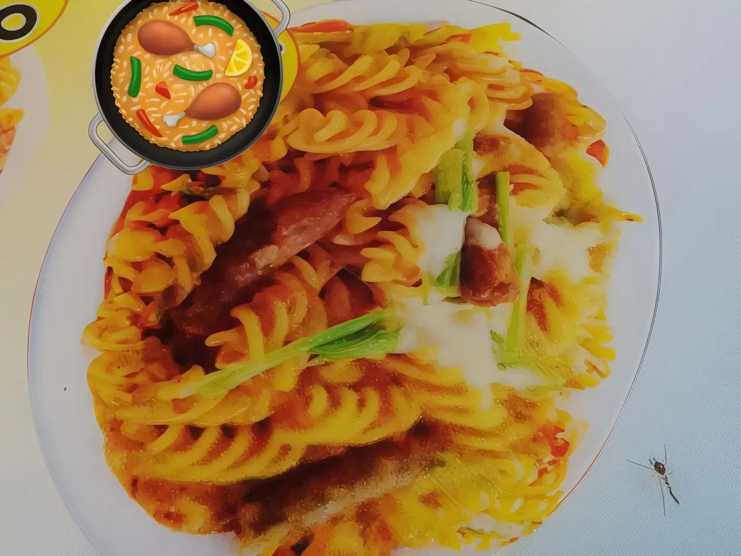 باستا قطع دجاج