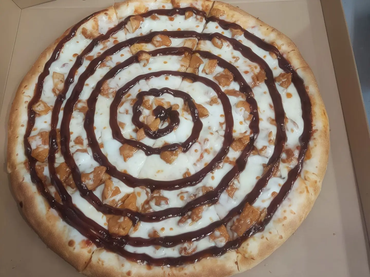 بيتزا باربيكيو دجاج