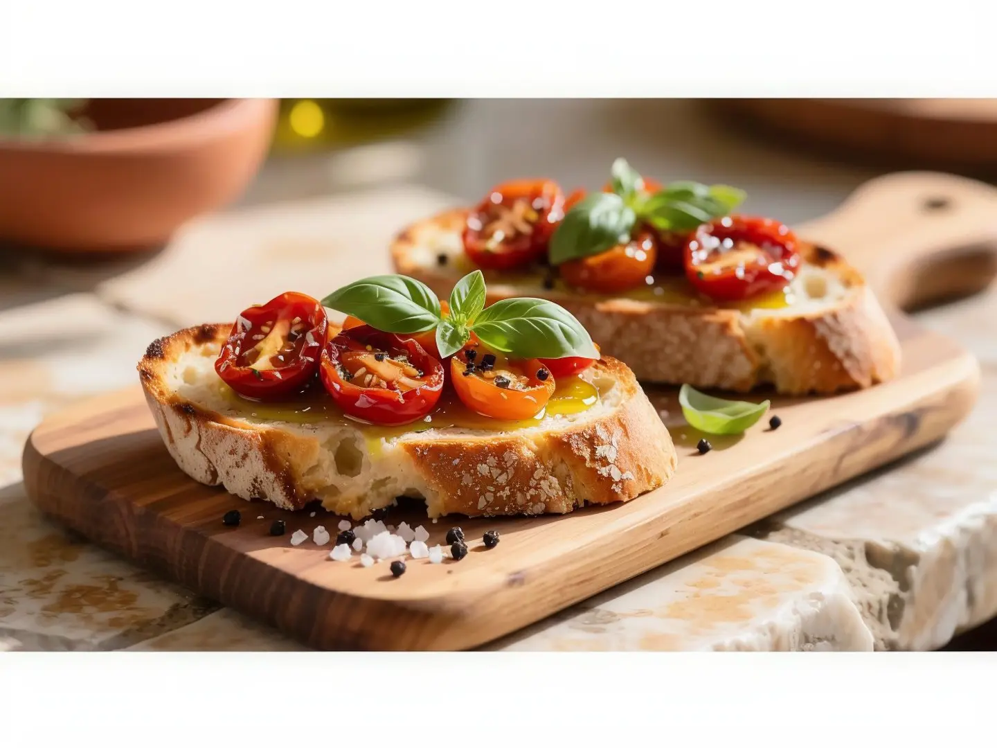 Ricotta And Toasted Bruschetta
