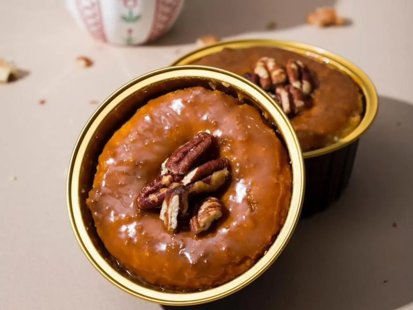 Basbousa Cup With Toffee And Pecan