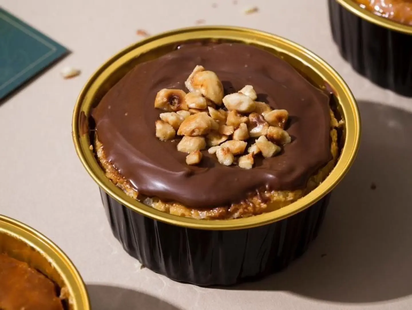 Basbousa Cup With Chocolate