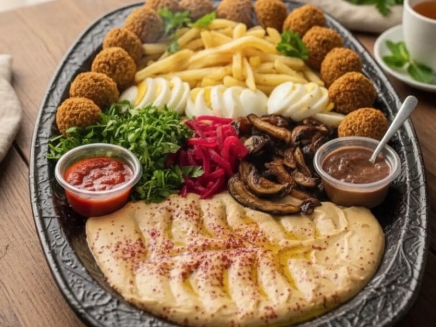 مشكل فلافل كبير