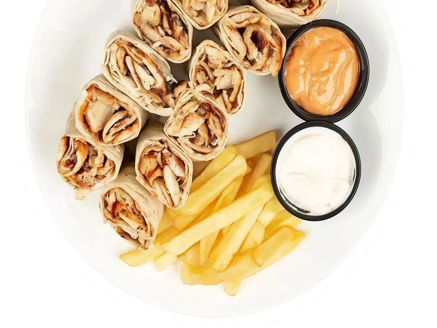 Regular Arabic Double Shawarma Plate