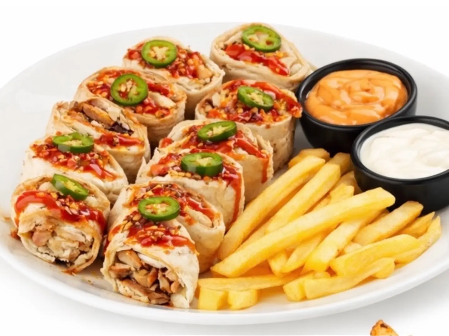 Spicy Arabic Double Shawarma Platter