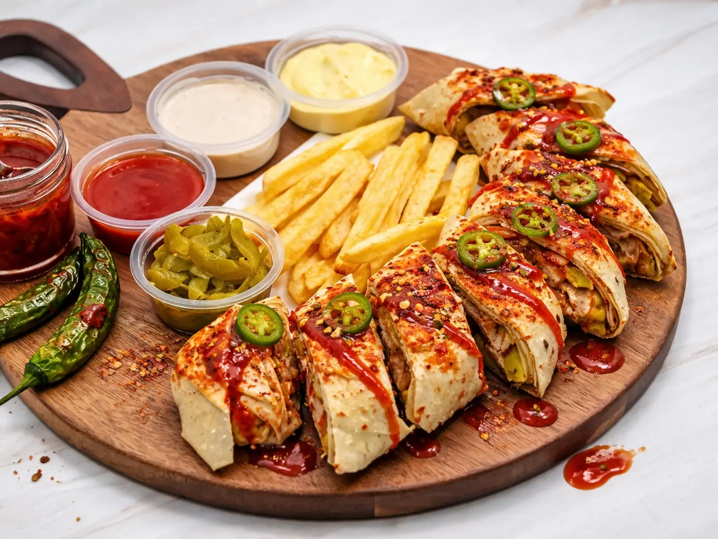 Spicy Arabic Shawarma Platter