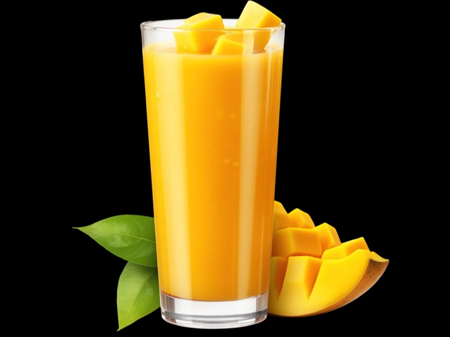 عصير مانجو صغير