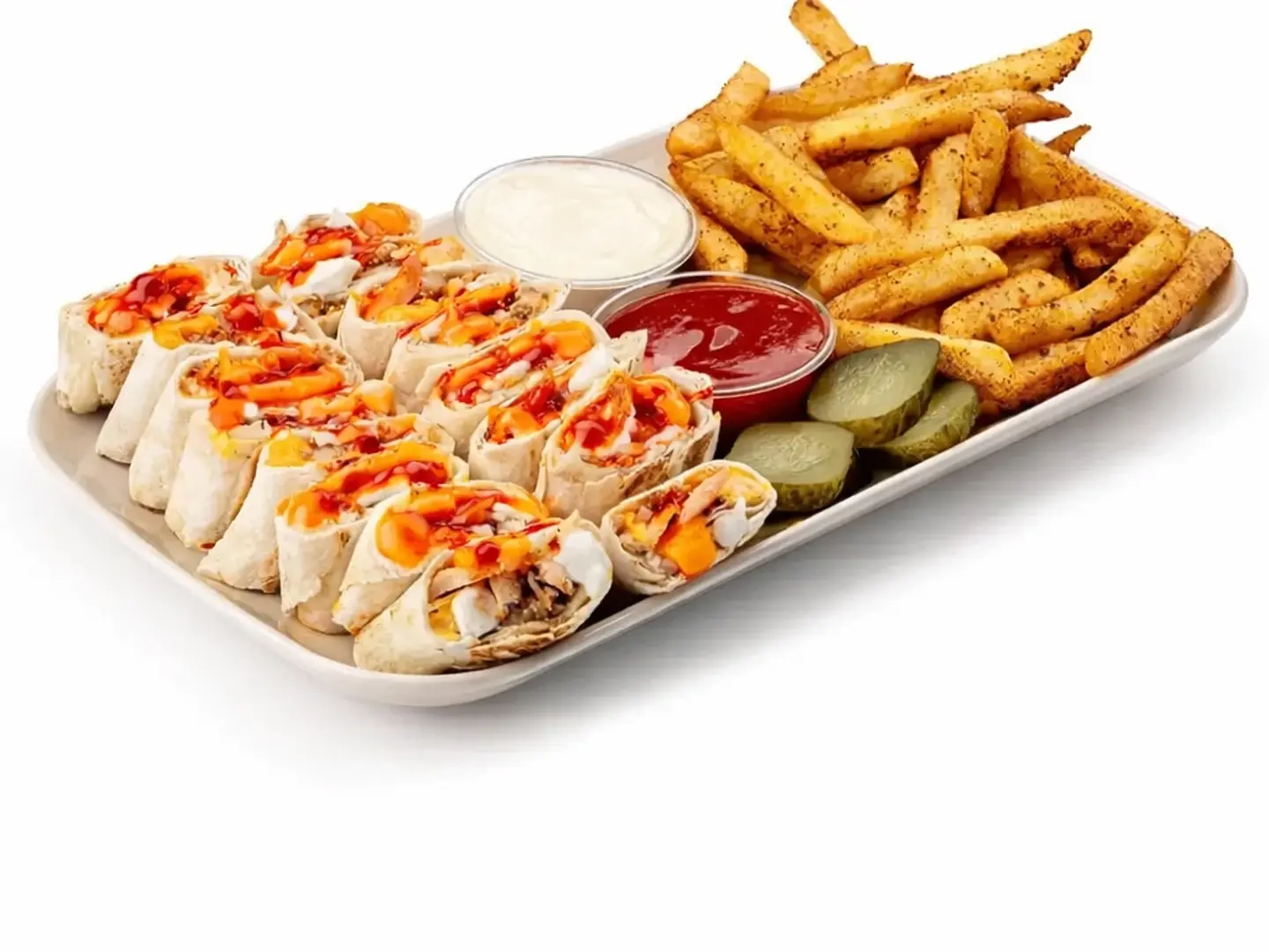 Spicy Arabic Shawarma With Cheese