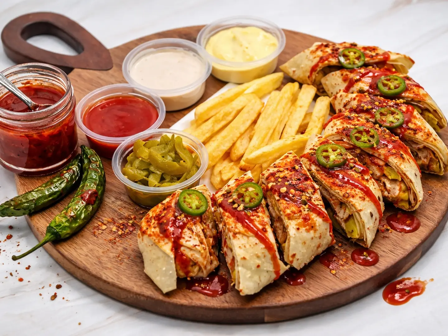 Spicy Arabic Shawarma Platter