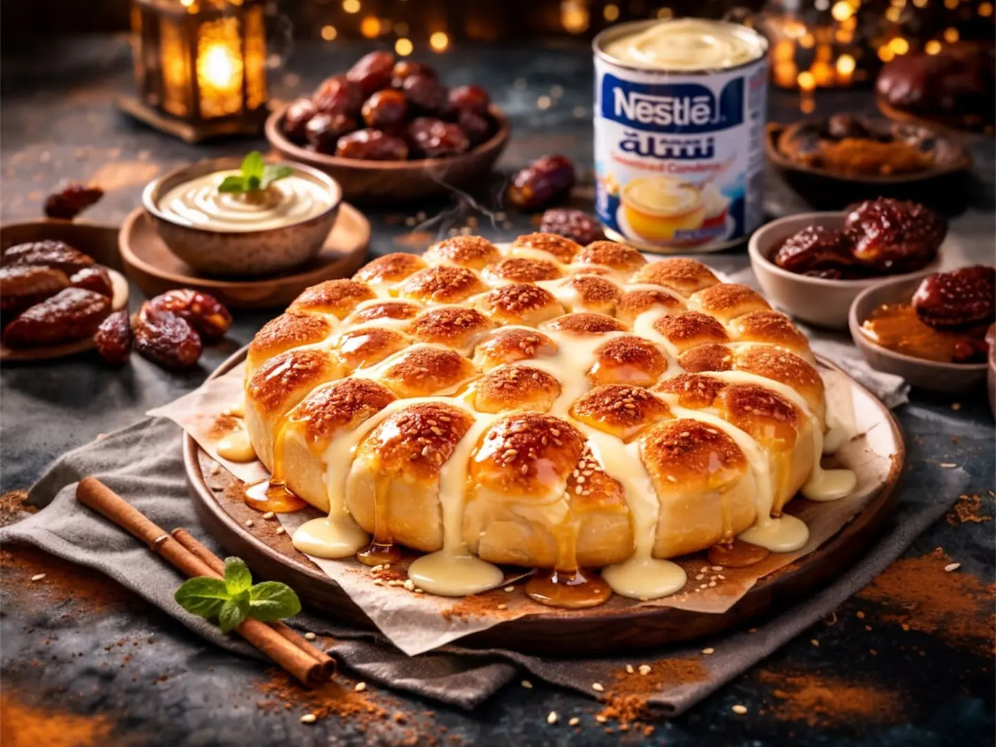 Cheesy Khaleejah (With Condensed Milk)