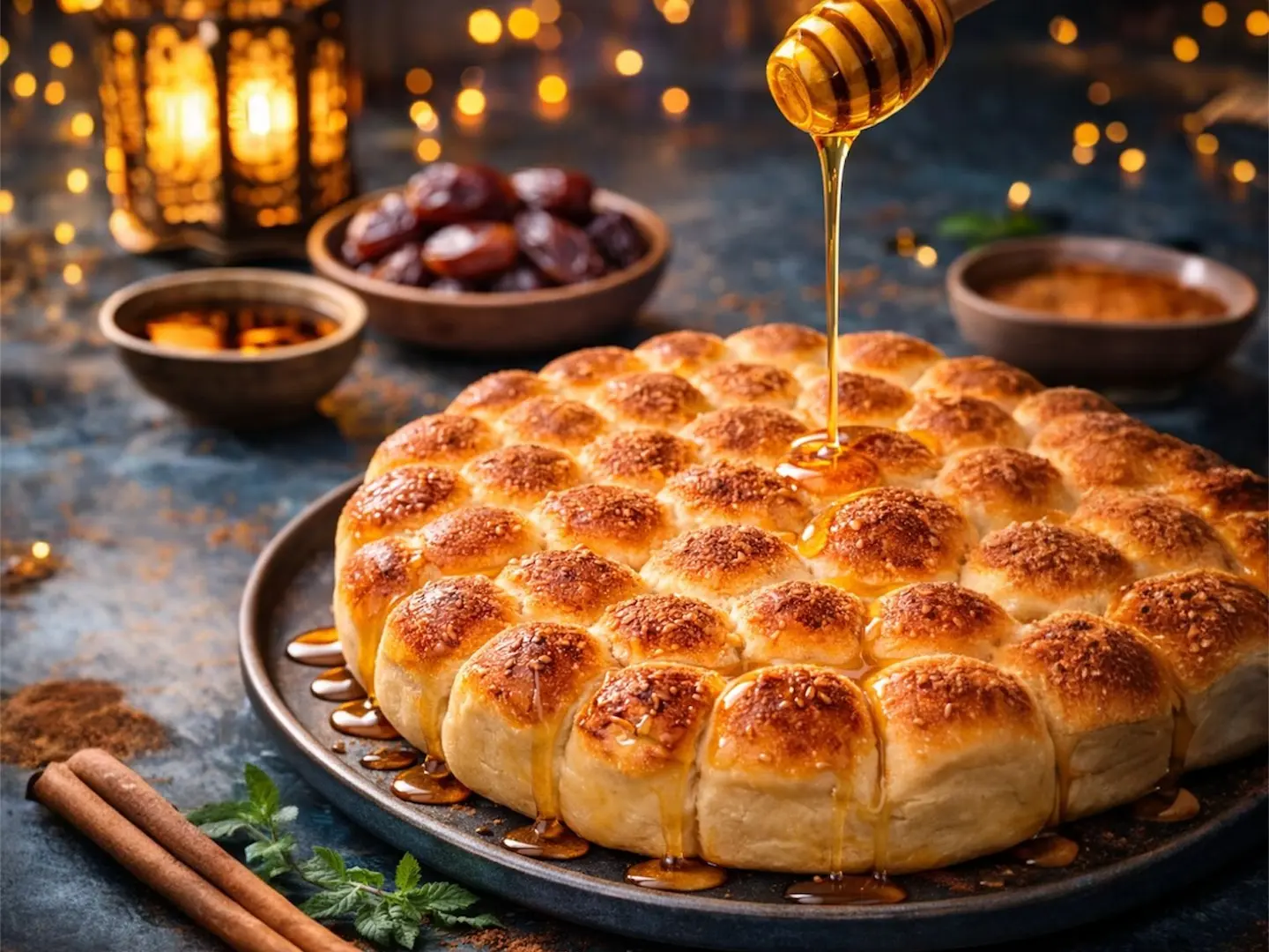 Cheesy Khaliya (With Honey)