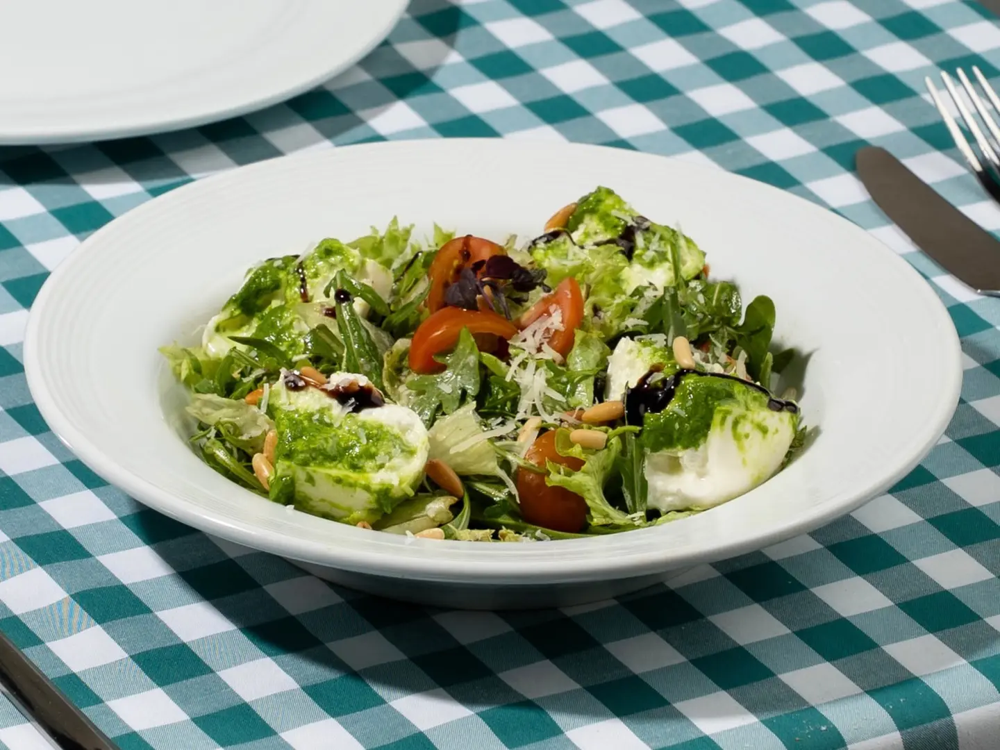 Burratina Caprese Salad