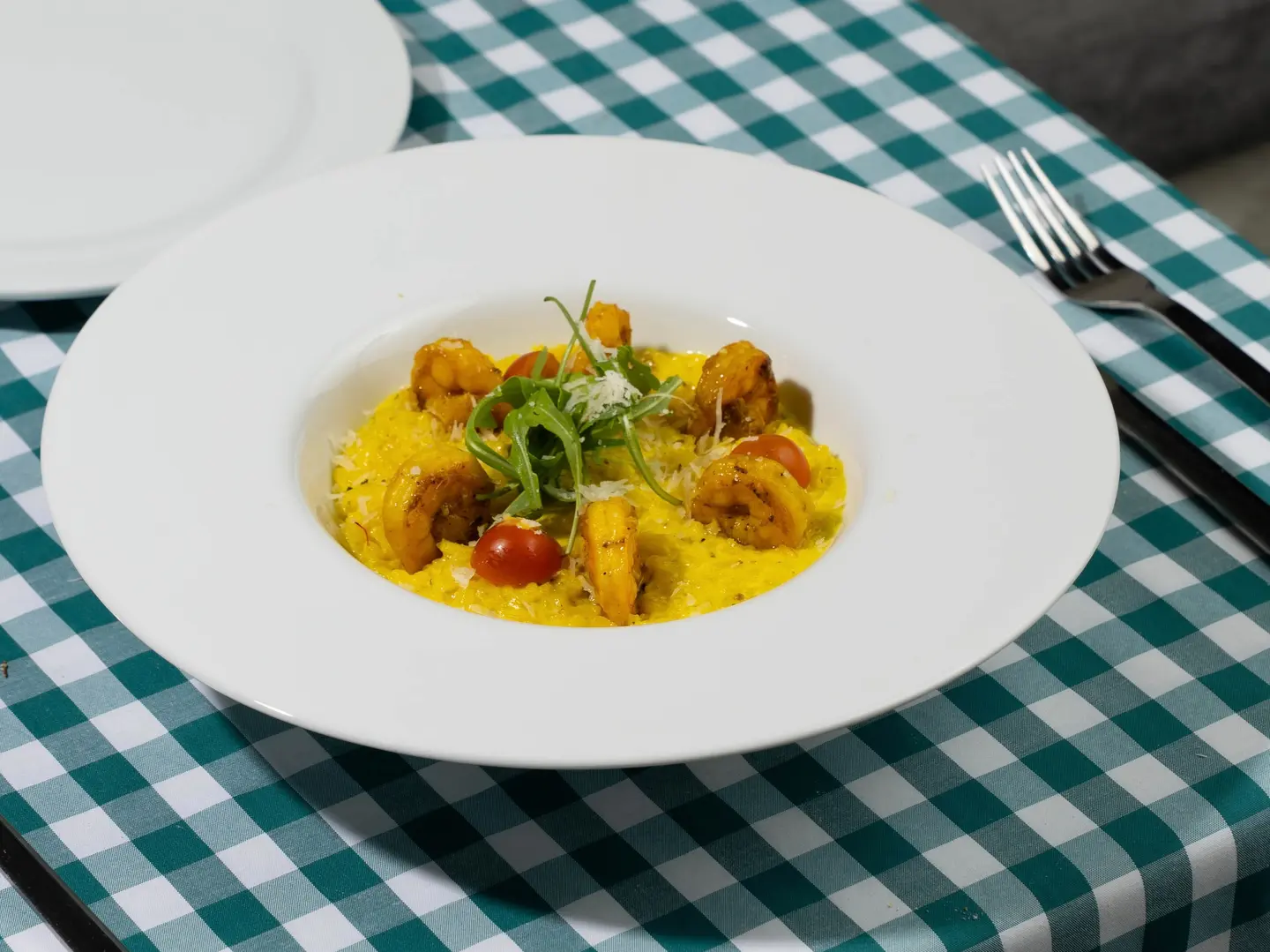 Saffron Shrimp Risotto