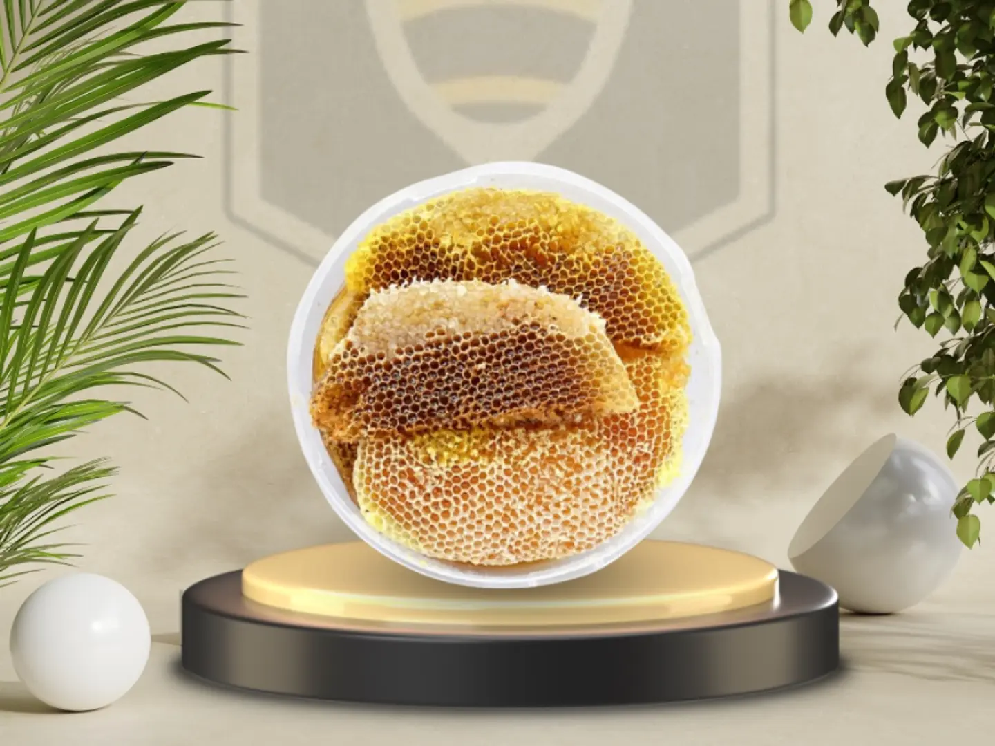 عسل شمع زهور(بلدي)