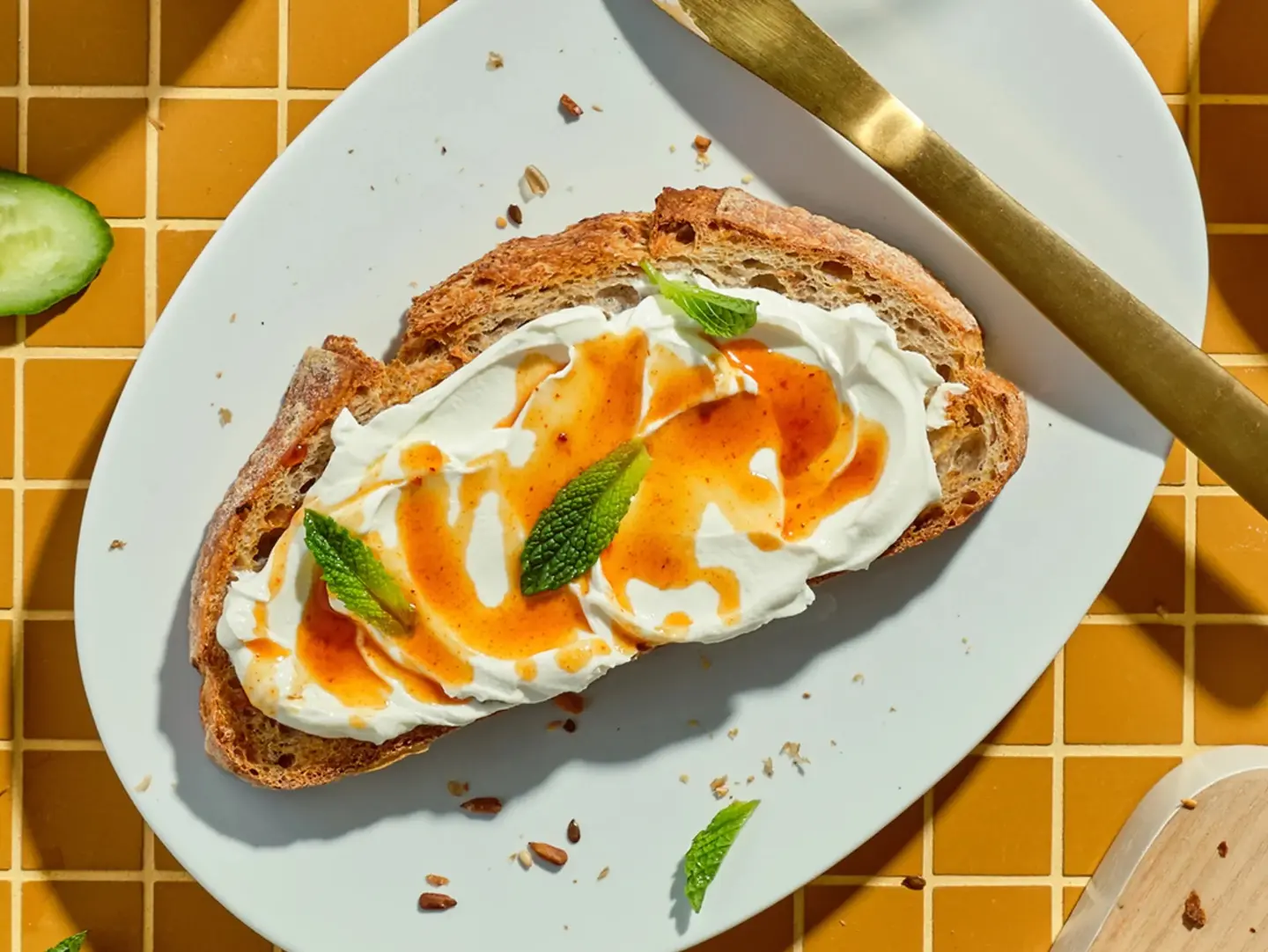 Lebneh Honey Sandwich