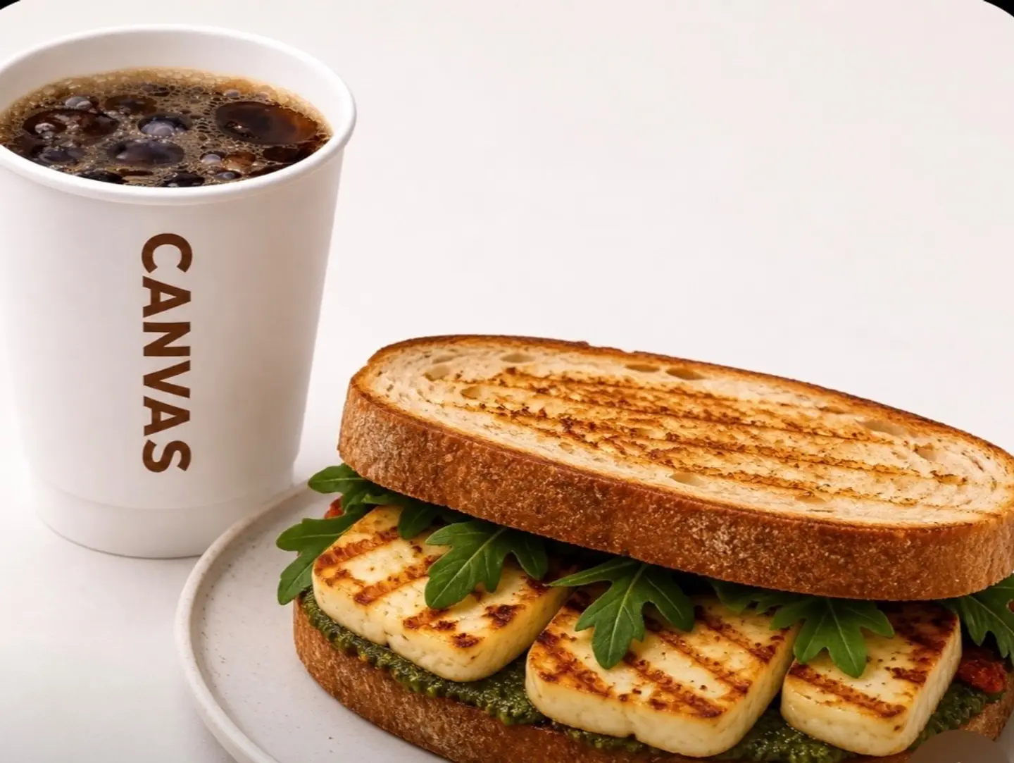Halloumi With Coffee