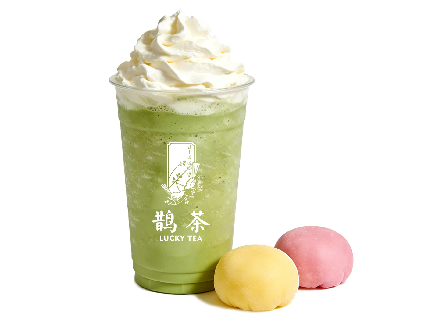 Matcha Frappuccino + Mochi