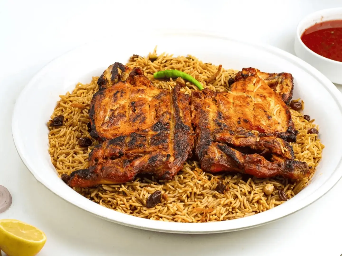 فحم كامل مع أرز