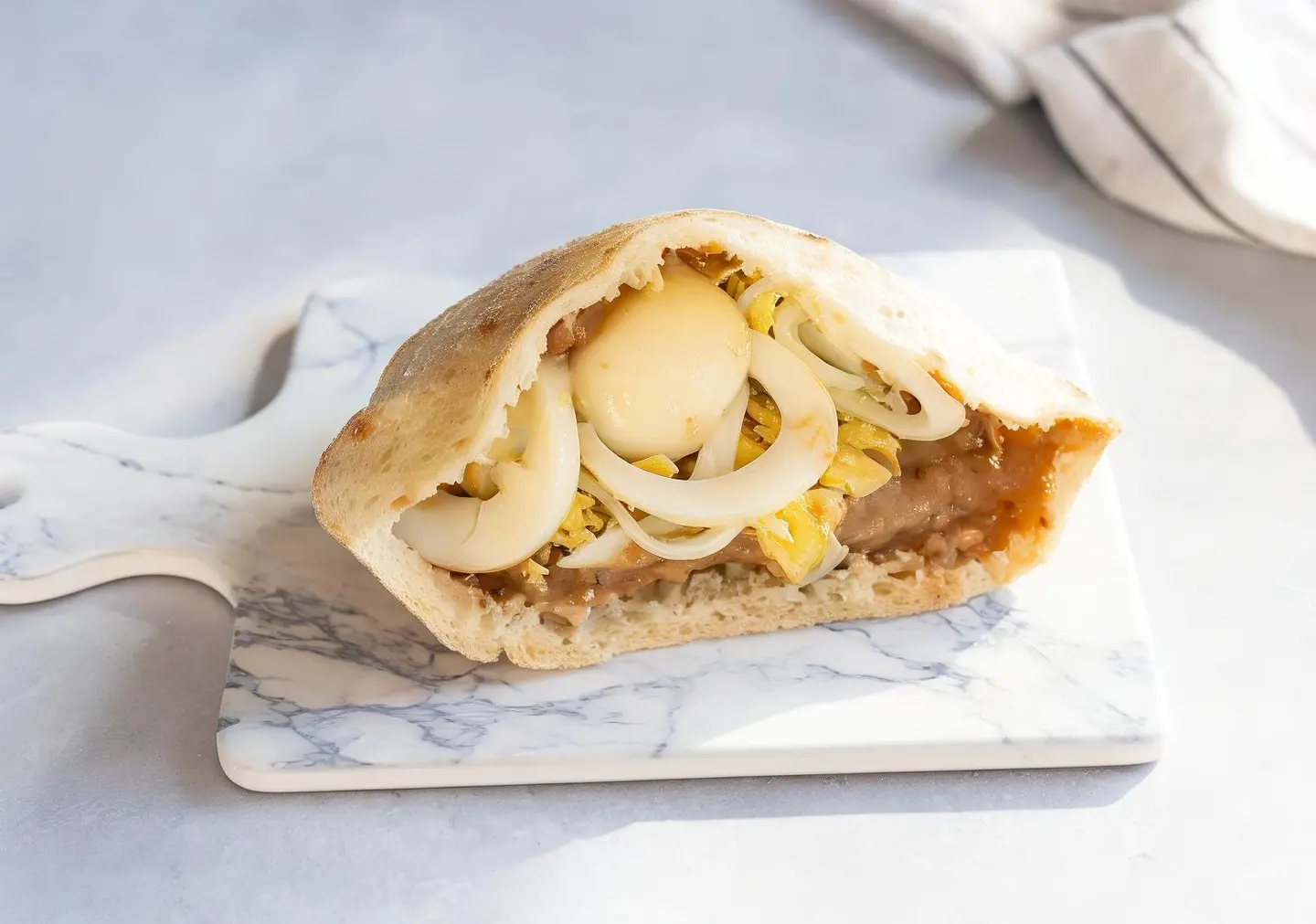 Foul And Egg Sandwich