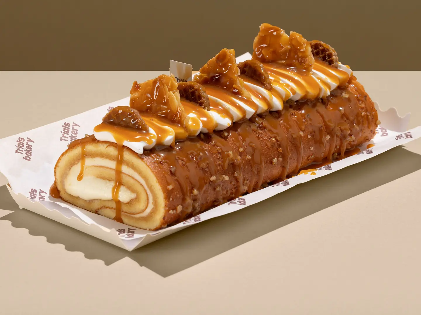 سويس رول الكراميل