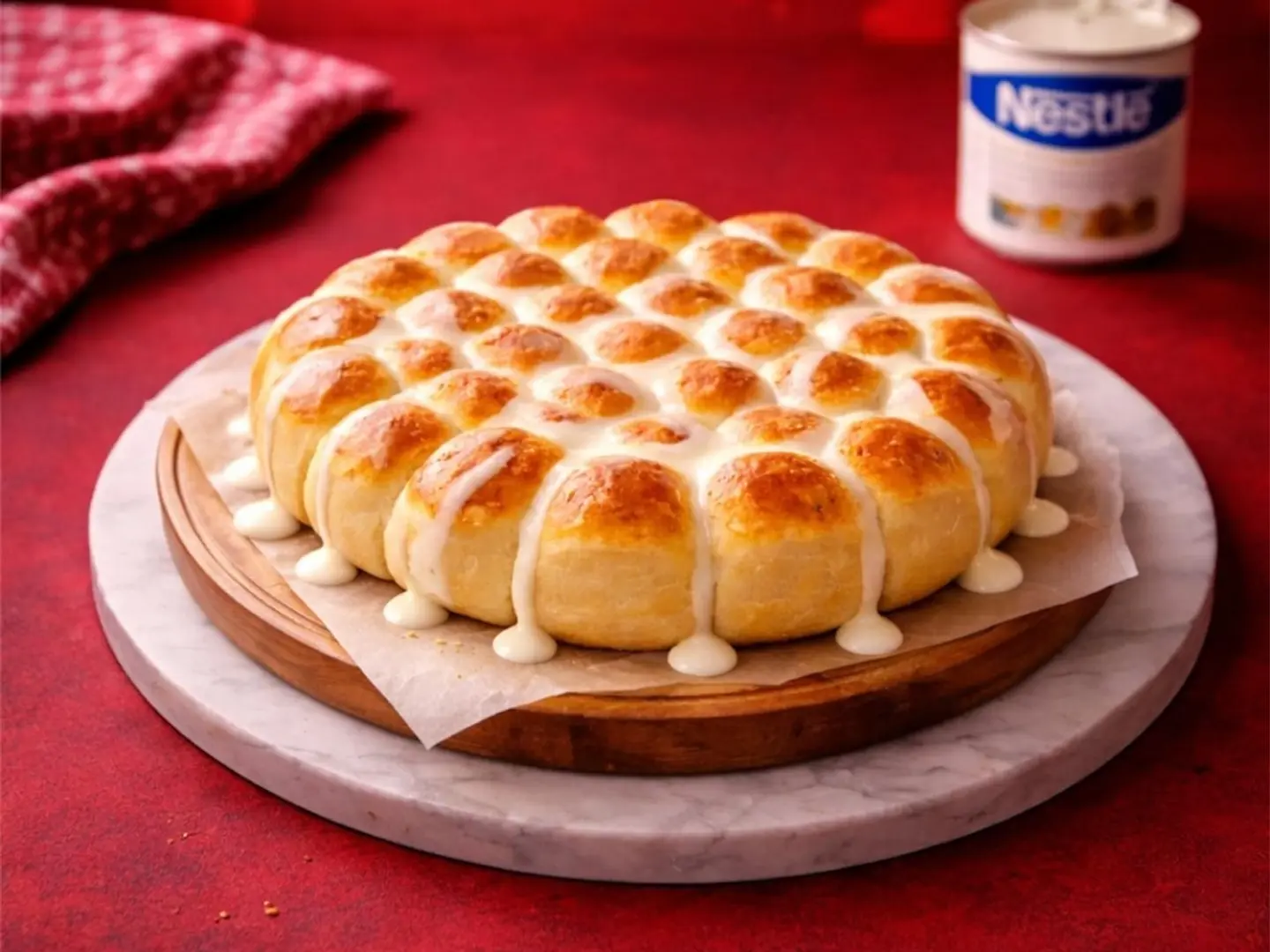 Honey Cake With Custard