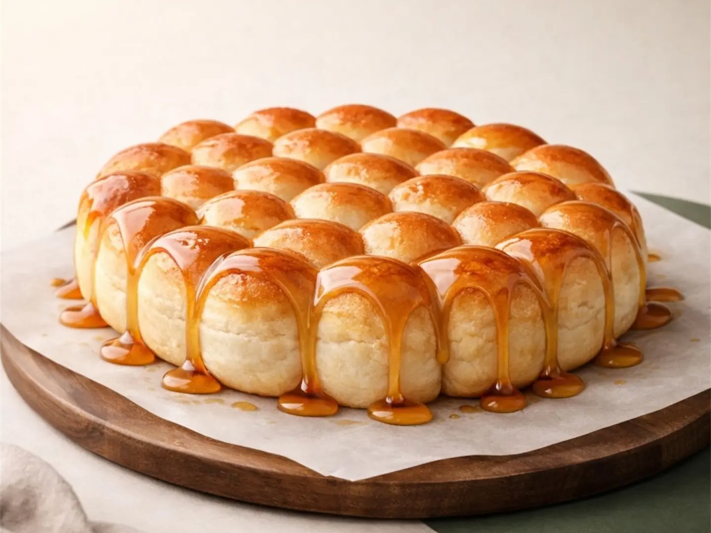 Honeycomb With Syrup