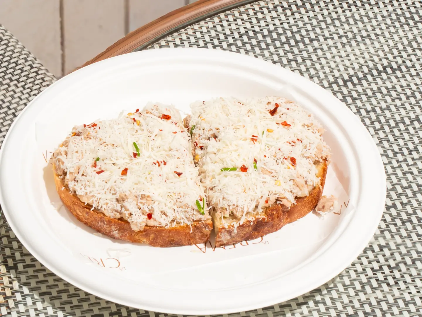 Sourdough Tuna Parmesan