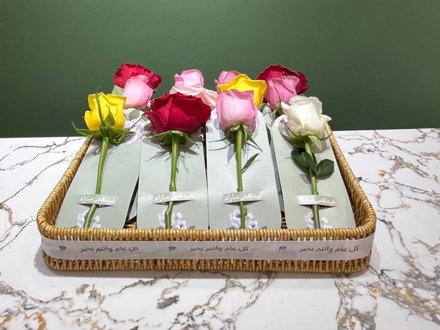 Large Eid Rose Basket