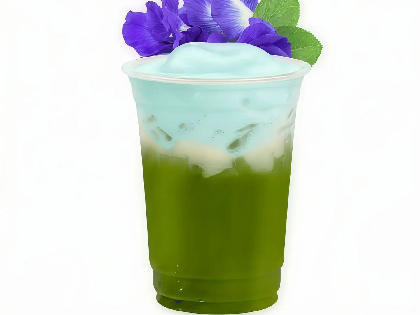 ماتشا الشاي الأزرق