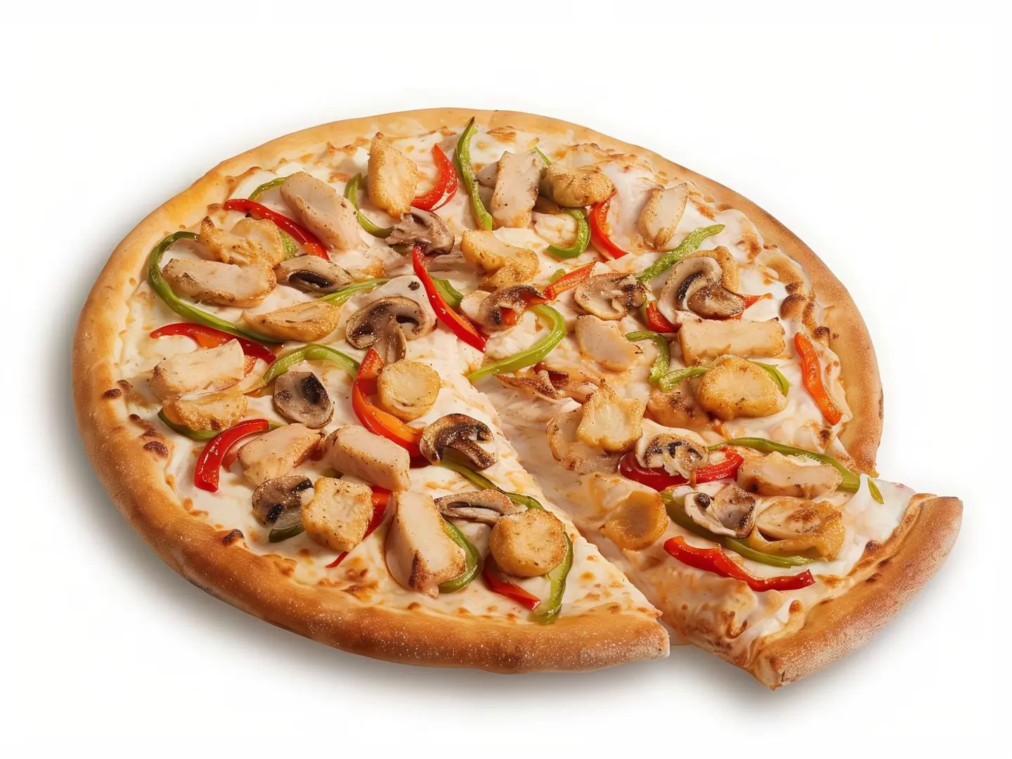 بيتزا شاورما دجاج