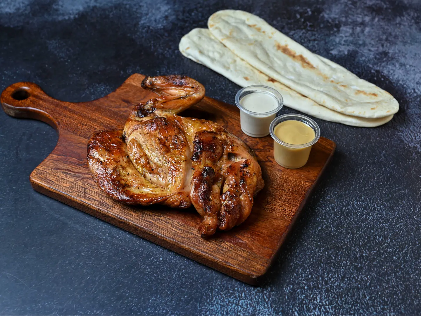 نصف دجاج مظبى سادة