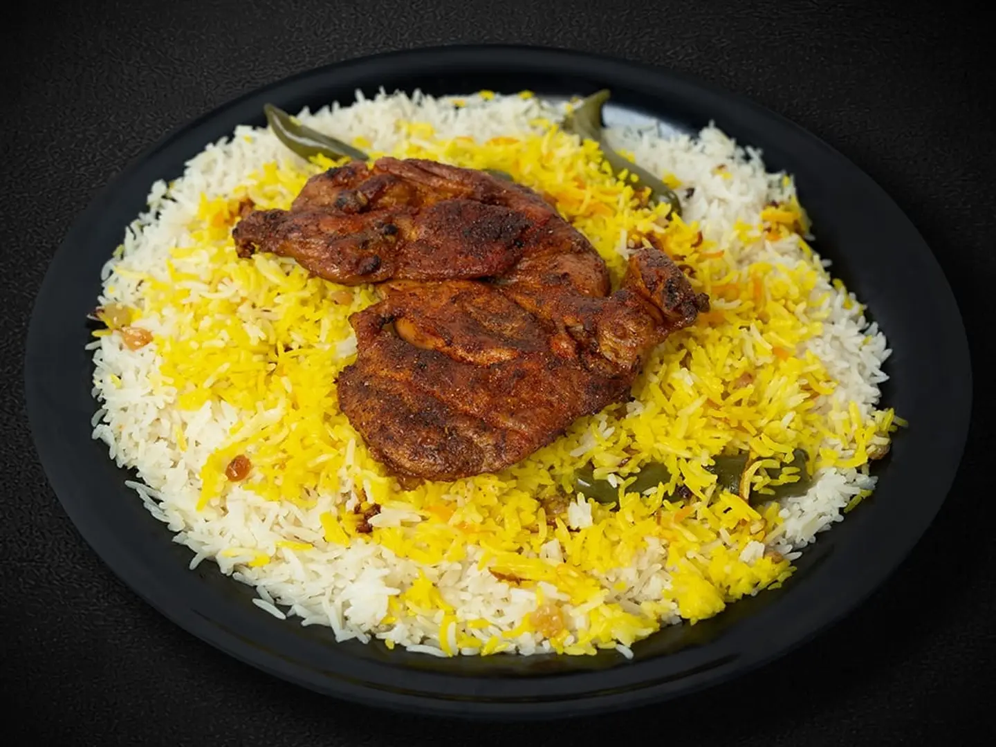 نصف مظبي حار مع أرز شعبى