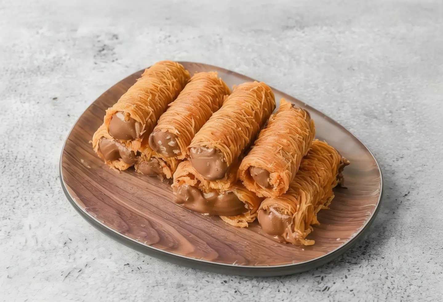 Rolled Kunafa With Chocolate - Very Small