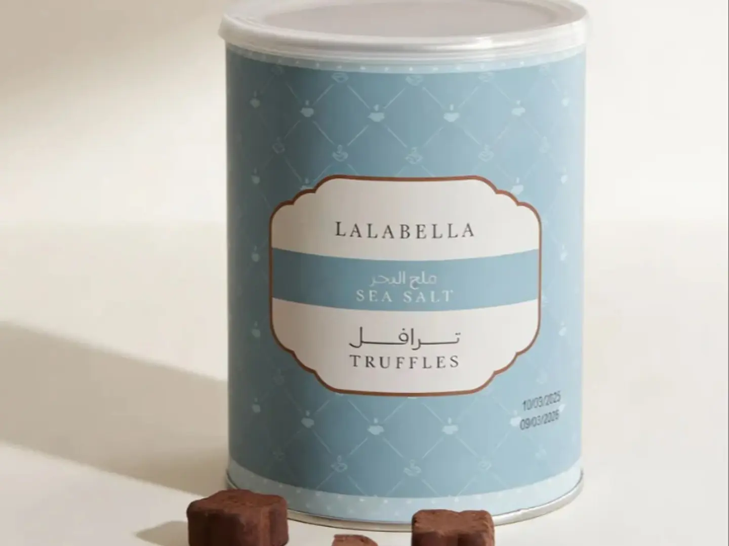 ترافل الشوكولاتة الداكنة بالملح البحري