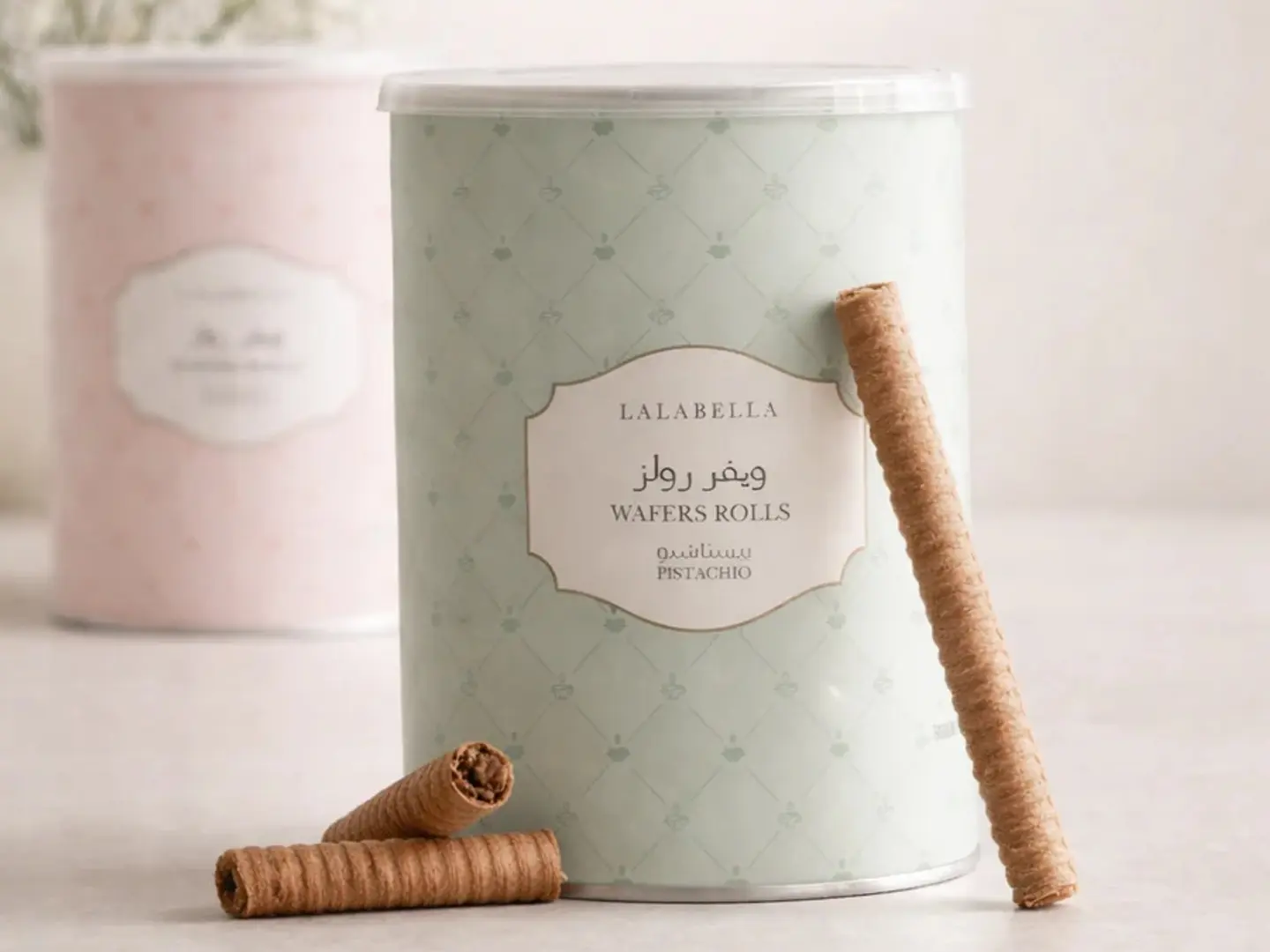 لفائف ويفر الفستق