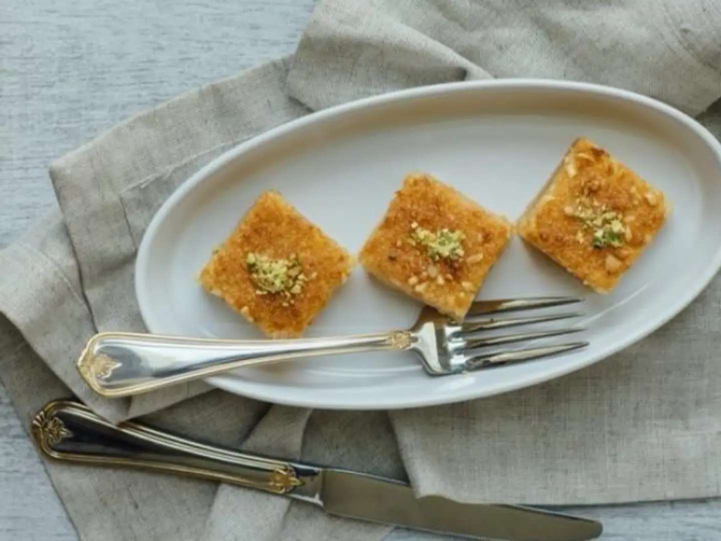 Toasted Milk Basbousa